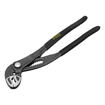 Клещи переставные Denzel 17906, кнопочный механизм, обливные рукоятки, 250 мм купить в Губкинске