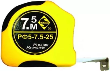 Рулетка 7,5м Велюр c 2-мя фиксаторами Энкор 10103 купить в Губкинске