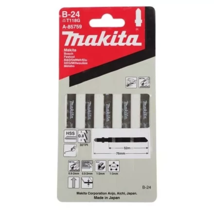 Пилки для лобзика Makita B-24 A-85759 купить в Губкинске