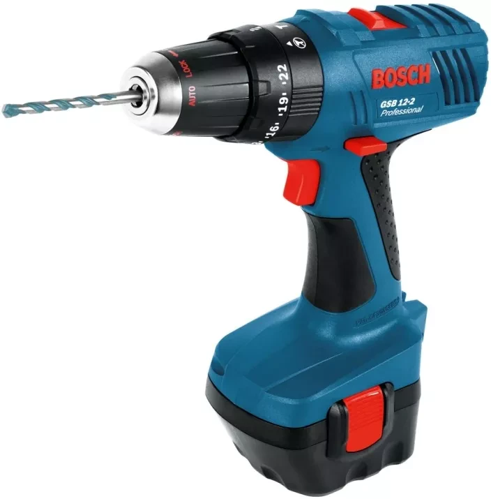 Дрель-шуруповерт аккумуляторная Bosch GSB 12-2 в кейсе (0.601.9А7.500) купить в Губкинске