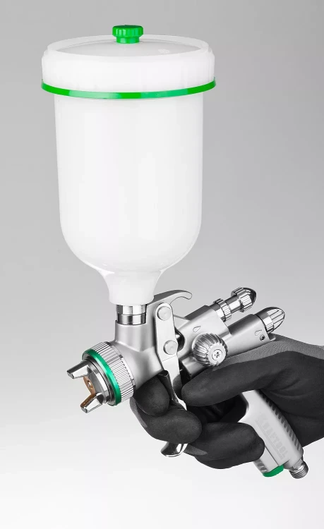 Краскопульт пневматический KRAFTOOL "PRO" Jeta 1000, HVLP, c верхним бачком, 1,3мм 06559-1.3 купить в Губкинске