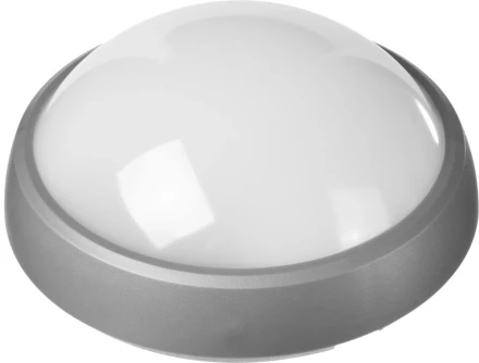 Светильник STAYER &quot;PROFI&quot; PROLight светодиодный, влагозащищенный IP65, пластиковый корпус, PC, влагозащищенный, круг, металлик, 4000К, 12(100Вт) 57362-100-S купить в Губкинске