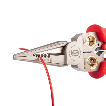 Мультитул-длинногубцы КВТ MT-03т (7 в 1) с функцией снятия изоляции, резки и детектором напряжения (102402) купить в Губкинске