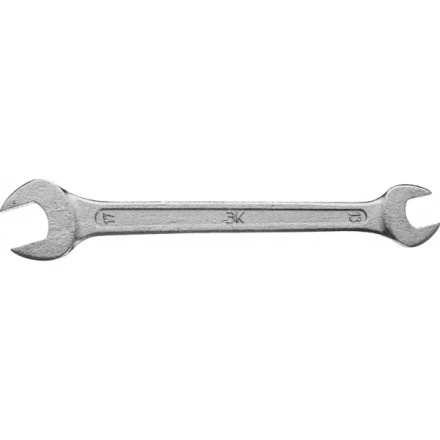 Ключ рожковый гаечный ЗУБР &quot;СТАНДАРТ&quot;, оцинкованный, 13х17мм 27115-13-17 купить в Губкинске