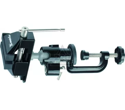 Тиски настольные многофункциональные смен.насадка-хомут для дрели,шарнирный мех-зм 70 мм  MATRIX 18508 купить в Губкинске