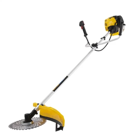 Триммер бензиновый DTL-52, 52 см3, неразъемная штанга, состоит из 2 частей Denzel 96265 купить в Губкинске