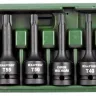Торцовые головки KRAFTOOL "INDUSTRIE QUALITAT" ударные в наборе, (1/2"), Cr-Mo, фосфат., TORX, T27-T70, 8 шт. 27952-H8 купить в Губкинске