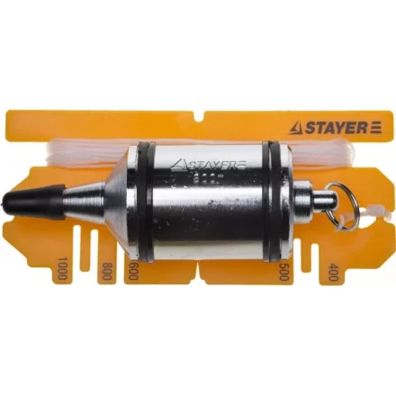 Отвес STAYER &quot;PROFI&quot; строительный со шнуром, с противоударными ободками, 800 г 06352-80 купить в Губкинске