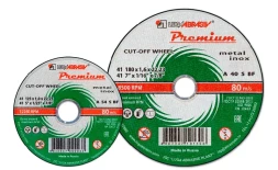 Круг отрезной по металлу + нержавеющая сталь 230 х 1,6 х 22 мм ПРЕМИУМ Луга 73741