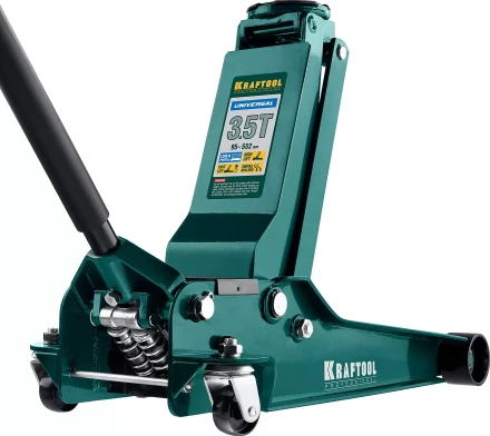Домкрат гидравлический подкатной &quot;Universal&quot;, 3,5т, 95-552 мм, KRAFTOOL 43454-3.5 43454-3.5 купить в Губкинске
