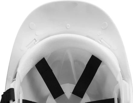 Каска защитная ЗУБР &quot;ЭКСПЕРТ&quot; храповый механизм регулировки размера, белая 11094-2 купить в Губкинске