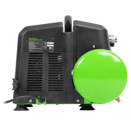 Компрессор воздушный безмаслянный BL 1100/6 1100Вт, ресивер 6 литров, 180 л/мин// Сибртех 58059 купить в Губкинске