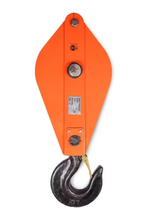 Блок монтажный однорольный с  крюком TOR H K1 10т с откидной щекой (G) 1003569 купить в Губкинске