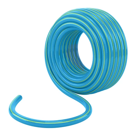 Шланг поливочный армированный Palisad 3 слойный ТЭП 1/2&#039;&#039;, 35 м, лазурный 67107 купить в Губкинске