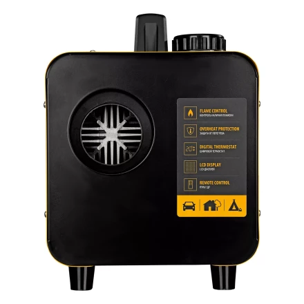 Дизельная тепловая портативная пушка Denzel Flame-5 96495, 5кВт, 300м3/ч, непр.наг., циф. терм. купить в Губкинске