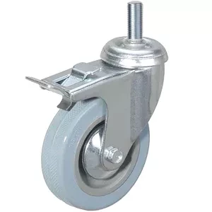 Колесо аппаратное поворотное SCtgb 55 120 мм с болтом и тормозом (F) 1030710 купить в Губкинске