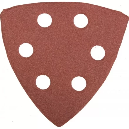 Треугольник шлифовальный универсальный STAYER "MASTER" на велкро основе, 6 отверстий, Р320, 93х93х93мм, 5шт 35460-320 купить в Губкинске