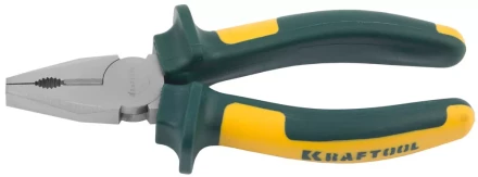 Плоскогубцы KRAFTOOL&quot;KRAFT-MAX&quot;комб,Cr-Mo,маслобензост двухкомп рукоятки,шарнирное соединение с повыш износост,160мм 22011-1-16 купить в Губкинске