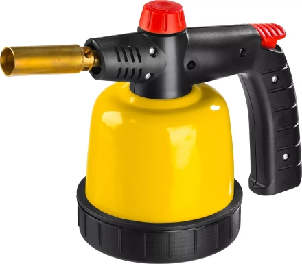 Паяльная лампа газовая STAYER &quot;MASTER&quot;, на баллон, с пьезоподжигом, регулировка пламени, 1850С 55590 купить в Губкинске