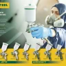 Краскопульт пневматический KRAFTOOL AirKraft, HVLP, c верхним бачком, 1,4мм 06522-1.4 купить в Губкинске