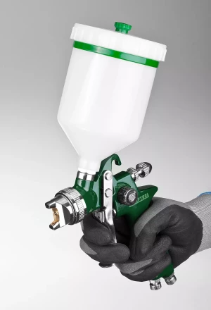 Краскопульт пневматический KRAFTOOL AirKraft, HVLP, c верхним бачком, 1,4мм 06522-1.4 купить в Губкинске