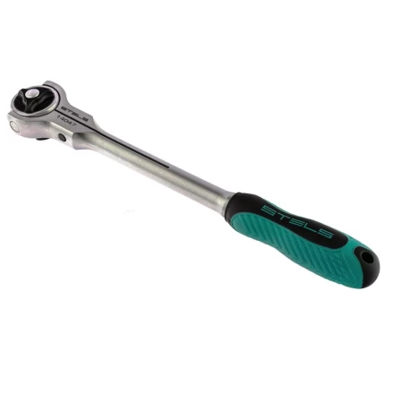 Ключ трещотка 1/2 72 зуба с быстрым сбросом. поворотная голова СrV Stels 14047 купить в Губкинске