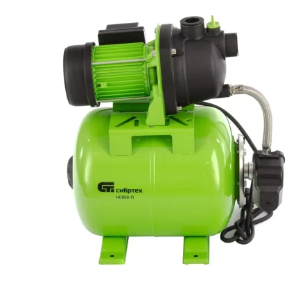 Насосная станция НС850-П, 850 Вт, напор 42 м, 3500 л/ч, ресивер 19 л Сибртех 97248 купить в Губкинске