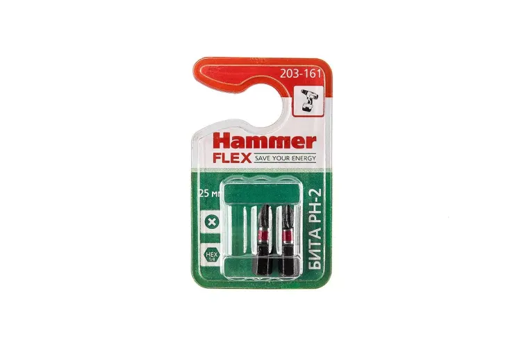 Бита HAMMER PH2 25мм (2шт) купить в Губкинске