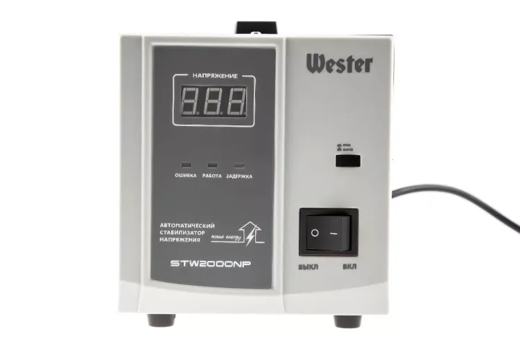 Стабилизатор напряжения WESTER STW2000NP купить в Губкинске