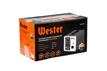 Стабилизатор напряжения WESTER STW2000NP купить в Губкинске