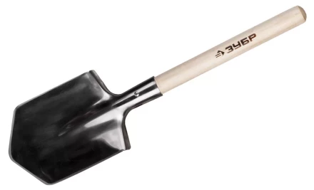 Лопата ЗУБР &quot;ЭКСПЕРТ&quot; саперная из нержавеющей стали, защитный чехол, 190х145х550мм 4-39441_z01 купить в Губкинске