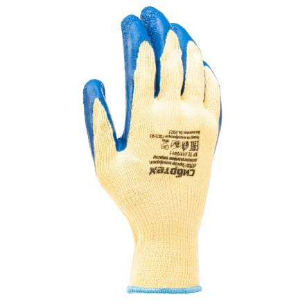 Перчатки трикотажные, полиэфирные, латексное рельефное покрытие, 10// Сибртех 677535 купить в Губкинске