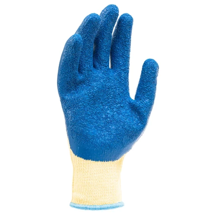 Перчатки трикотажные, полиэфирные, латексное рельефное покрытие, 10// Сибртех 677535 купить в Губкинске