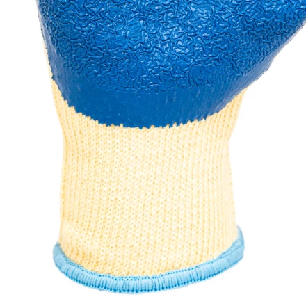 Перчатки трикотажные, полиэфирные, латексное рельефное покрытие, 10// Сибртех 677535 купить в Губкинске