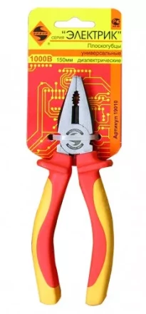 Плоскогубцы универс. диэлектрические 150мм 1/6/60 19010 купить в Губкинске