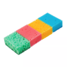 Губки для посуды Coral, 95 x 64 x 36 мм, 4 шт, Home Palisad 923585 купить в Губкинске