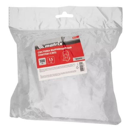 Зажим для системы выравнивания плитки СВП Ворота, 100 шт. в пакете Matrix 88115 купить в Губкинске