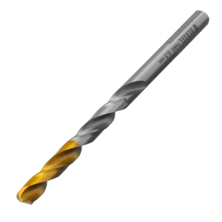 Сверло спиральное по металлу Denzel  6,5 x 100 мм, Р6М5, Golden Tip 718236 купить в Губкинске