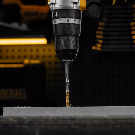 Сверло спиральное по металлу Denzel  6,5 x 100 мм, Р6М5, Golden Tip 718236 купить в Губкинске