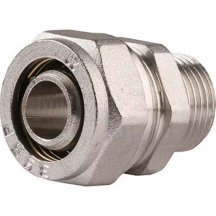 Соединитель ЗУБР с наружной резьбой, цанга-штуцер, 3/4&quot;х20х2,0 мм, никель 51401-20-3/4 купить в Губкинске
