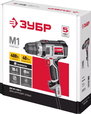 Дрель-шуруповерт сетевая ДШ-М1-400-2 серия МАСТЕР купить в Губкинске