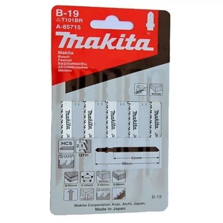 Пилки для лобзика Makita B-19 A-85715 купить в Губкинске