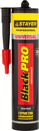 Герметик STAYER &quot;MASTER&quot; универсальный, силиконовый, прозрачный, 260мл 41213-2_z01 купить в Губкинске