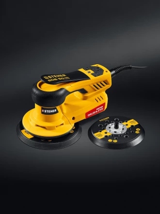 STEHER BOS-50 Duo, d125 / d150 мм, 5.0 мм, 350 Вт, бесщеточная орбитально-шлифовальная машина, кейс (BOS-50) купить в Губкинске