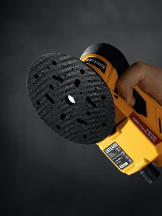 STEHER BOS-50 Duo, d125 / d150 мм, 5.0 мм, 350 Вт, бесщеточная орбитально-шлифовальная машина, кейс (BOS-50) купить в Губкинске