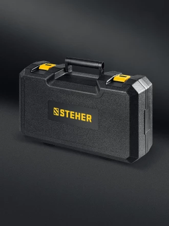 STEHER BOS-50 Duo, d125 / d150 мм, 5.0 мм, 350 Вт, бесщеточная орбитально-шлифовальная машина, кейс (BOS-50) купить в Губкинске
