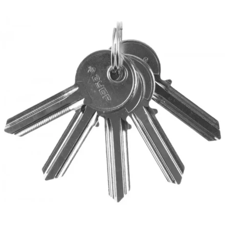 Заготовка ключа ЗУБР &quot;МАСТЕР&quot; для цилиндровых механизмов, английский тип, 5 шт. 52195_z01 купить в Губкинске