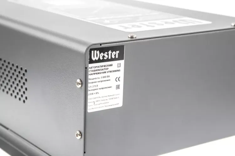 Стабилизатор напряжения WESTER STW3000NS купить в Губкинске