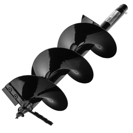 Шнек для грунта ER-200, диаметр 200 мм, длина 800 мм,соединение 20 мм, съемный нож Denzel 56008 купить в Губкинске