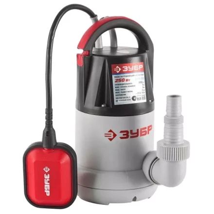 Насос ЗУБР погружной, дренажный, для чистой воды, 110 л/мин, 250Вт ЗНПЧ-250 купить в Губкинске